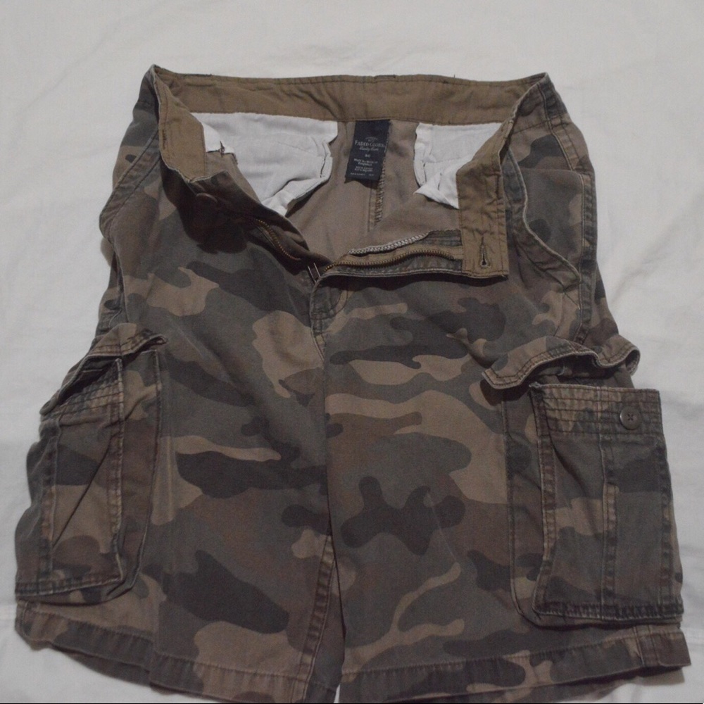 Camo Cargo Shorts